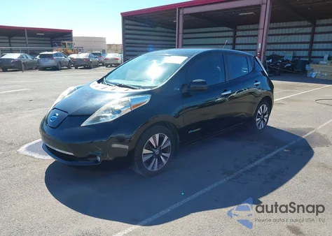 2013 Nissan Leaf Sl z USA, uszkodzony, nr VIN 1N4AZ0CP4DC413052